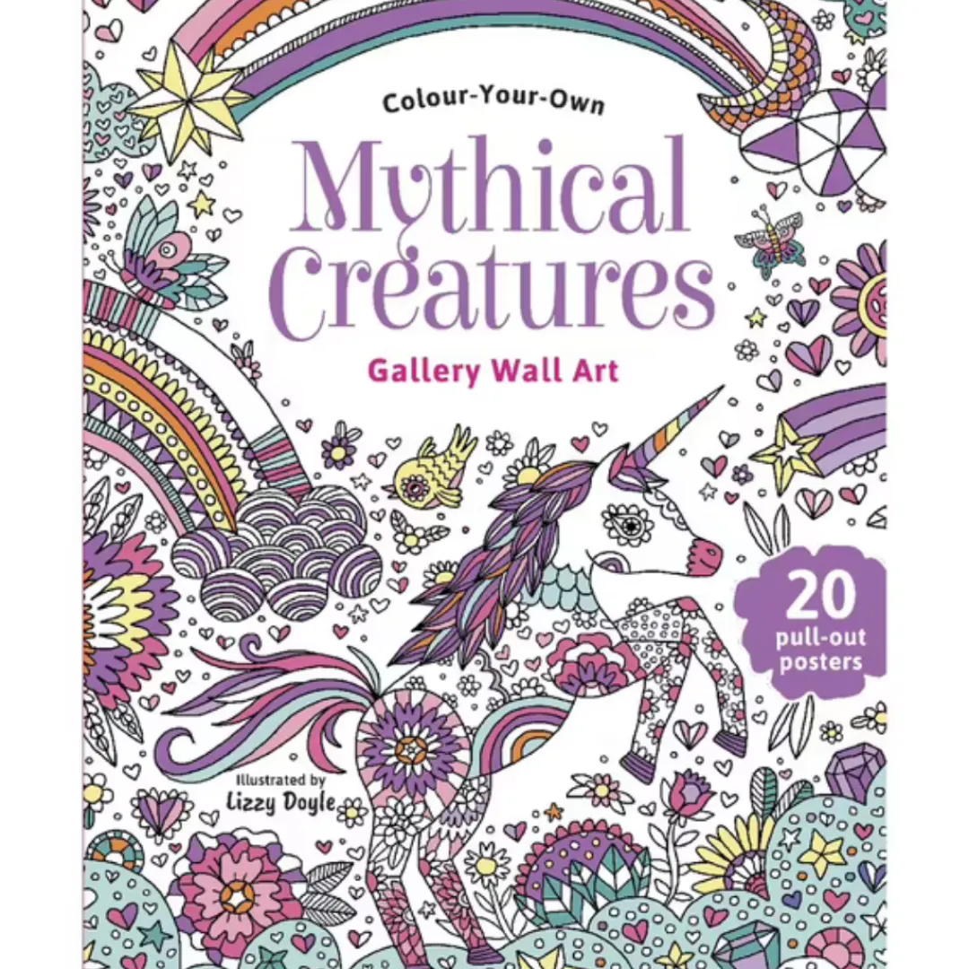 Butterfly Creek Mythical Creatures | Under $100.00-Colour Your Own Mythical Creatures | Mythical Colouring Book |