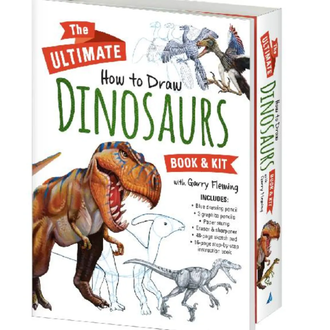 Butterfly Creek Dinosaurs | Under $100.00-How to Draw Dinosaurs Book & Kit | Drawing Book & Kit |