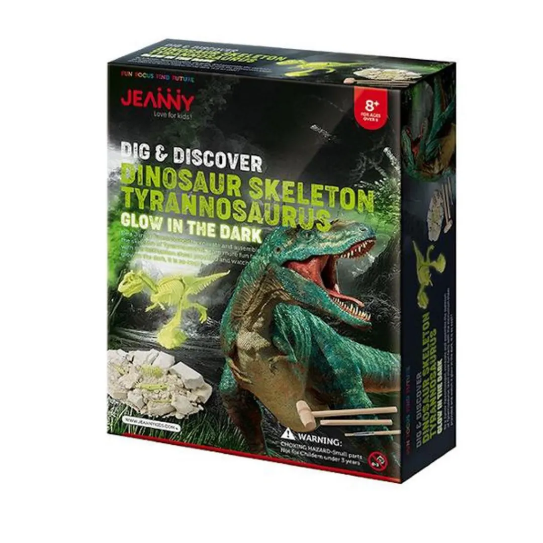 Butterfly Creek Under $100.00 | Under $50.00-Jeanny Dig & Discover - Dinosaur Tyrannosaurus Skeleton | Activity Set |